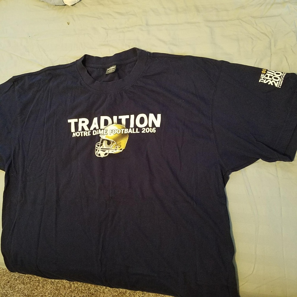 Official 2006 Notre Dame T-shirt, "Tradition"